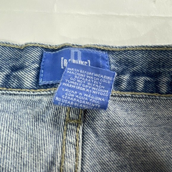 B.E. Blues Vintage Light Wash Denim High Rise Waist Mom Jean Shorts 15/16 31” - Picture 10 of 10